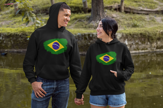 Unisex Hooded Sweatshirt - Brazil
