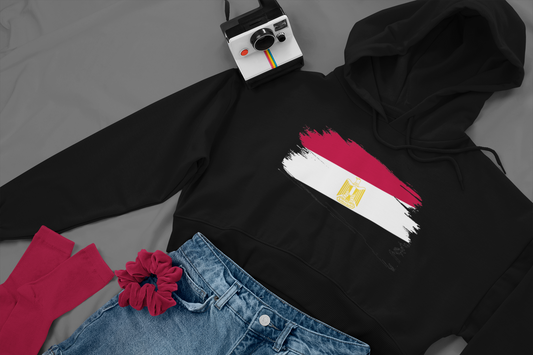 Cropped Hooded Sweatshirt - Egypt