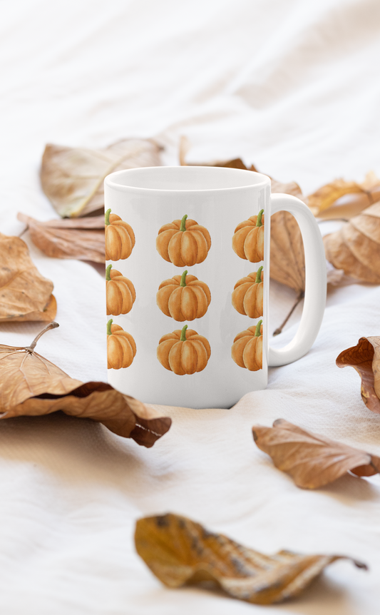 Ceramic Mug - Fall Pumpkins