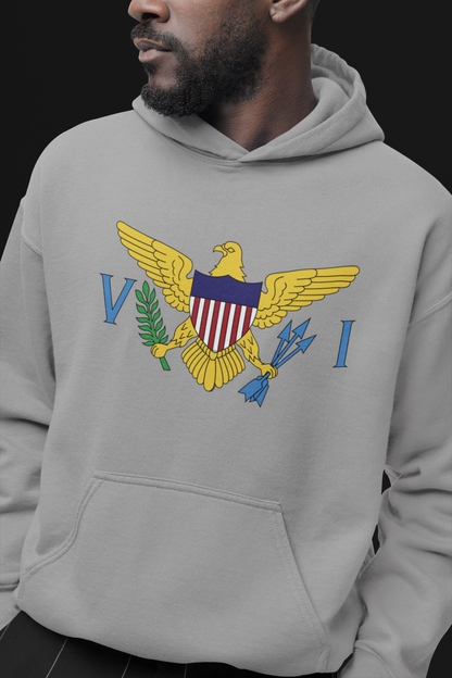 Unisex Hooded Sweatshirt - U.S. Virgin Islands
