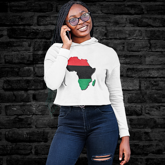 Cropped Hooded Sweatshirt - Pan Africa