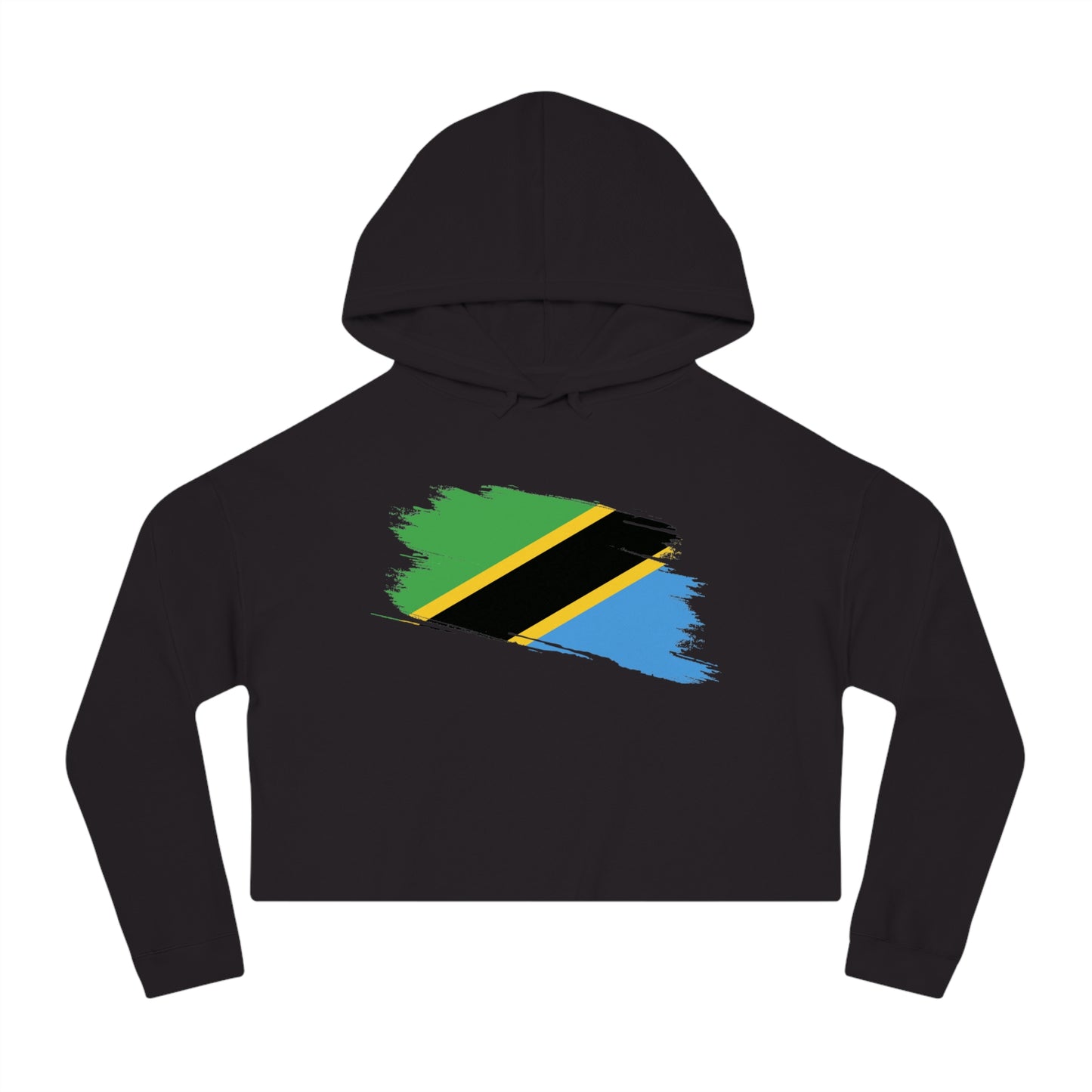 Cropped Hooded Sweatshirt - Tanzania