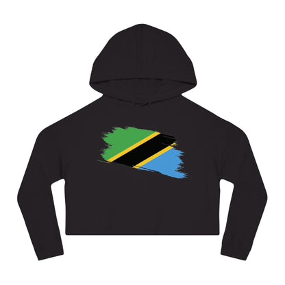 Cropped Hooded Sweatshirt - Tanzania