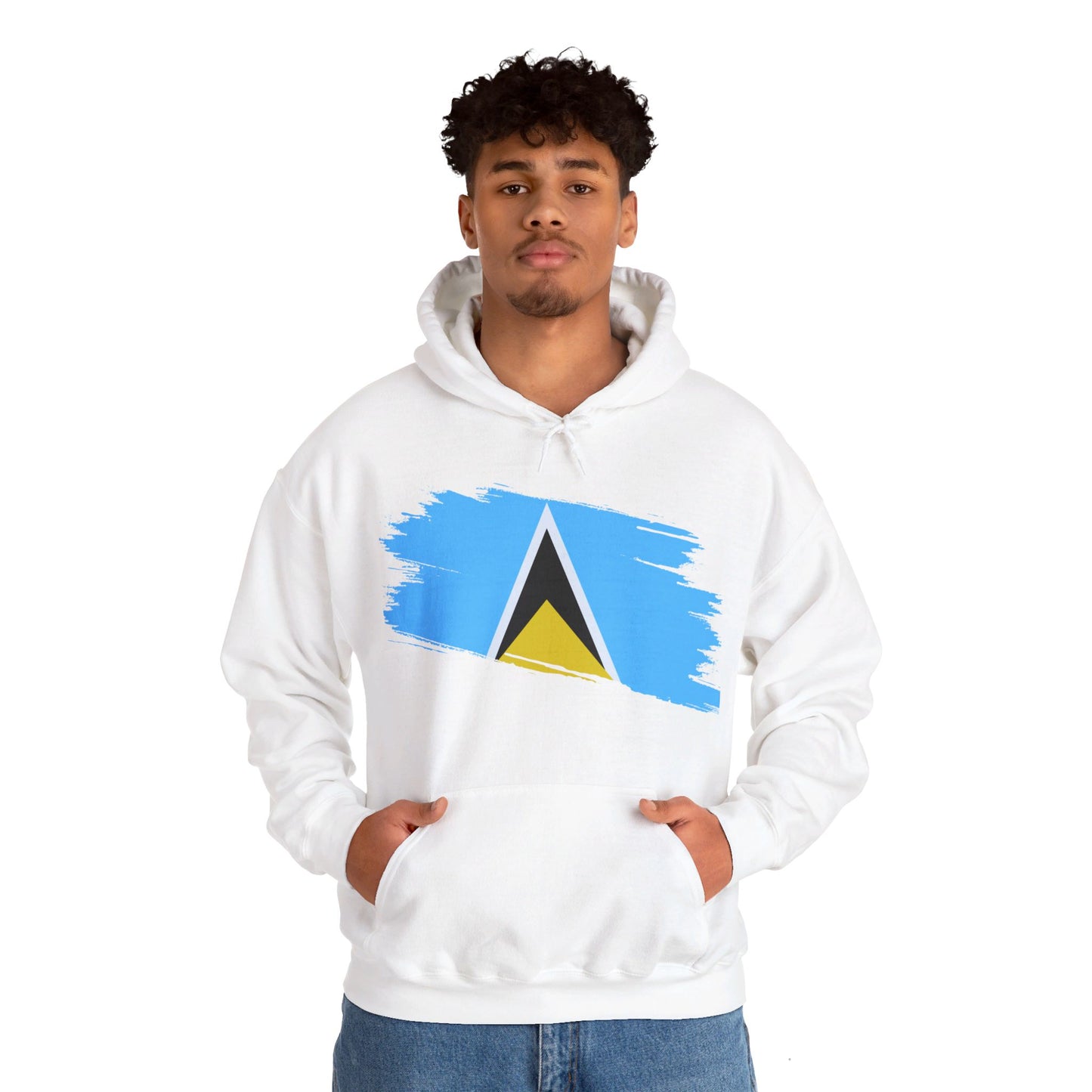 Unisex Hooded Sweatshirt - St. Lucia