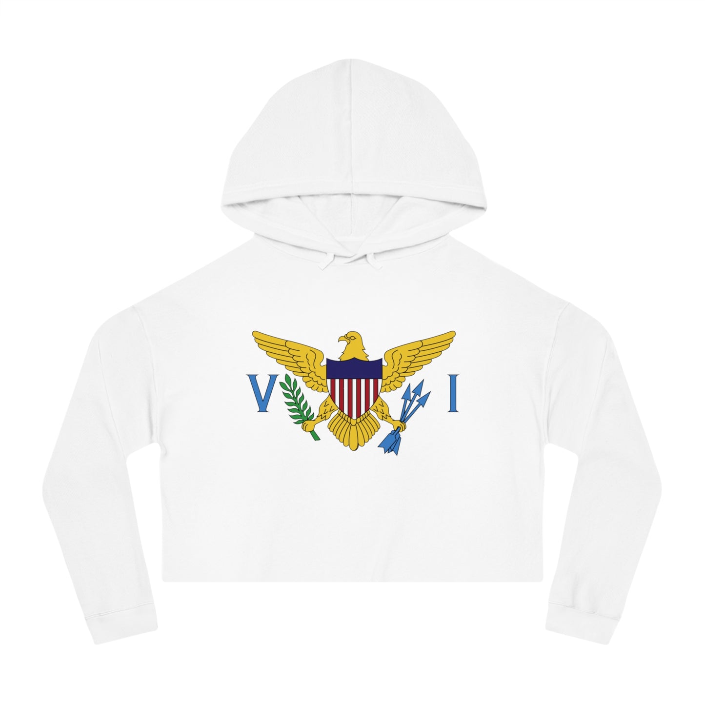 Cropped Hooded Sweatshirt - U.S. Virgin Islands