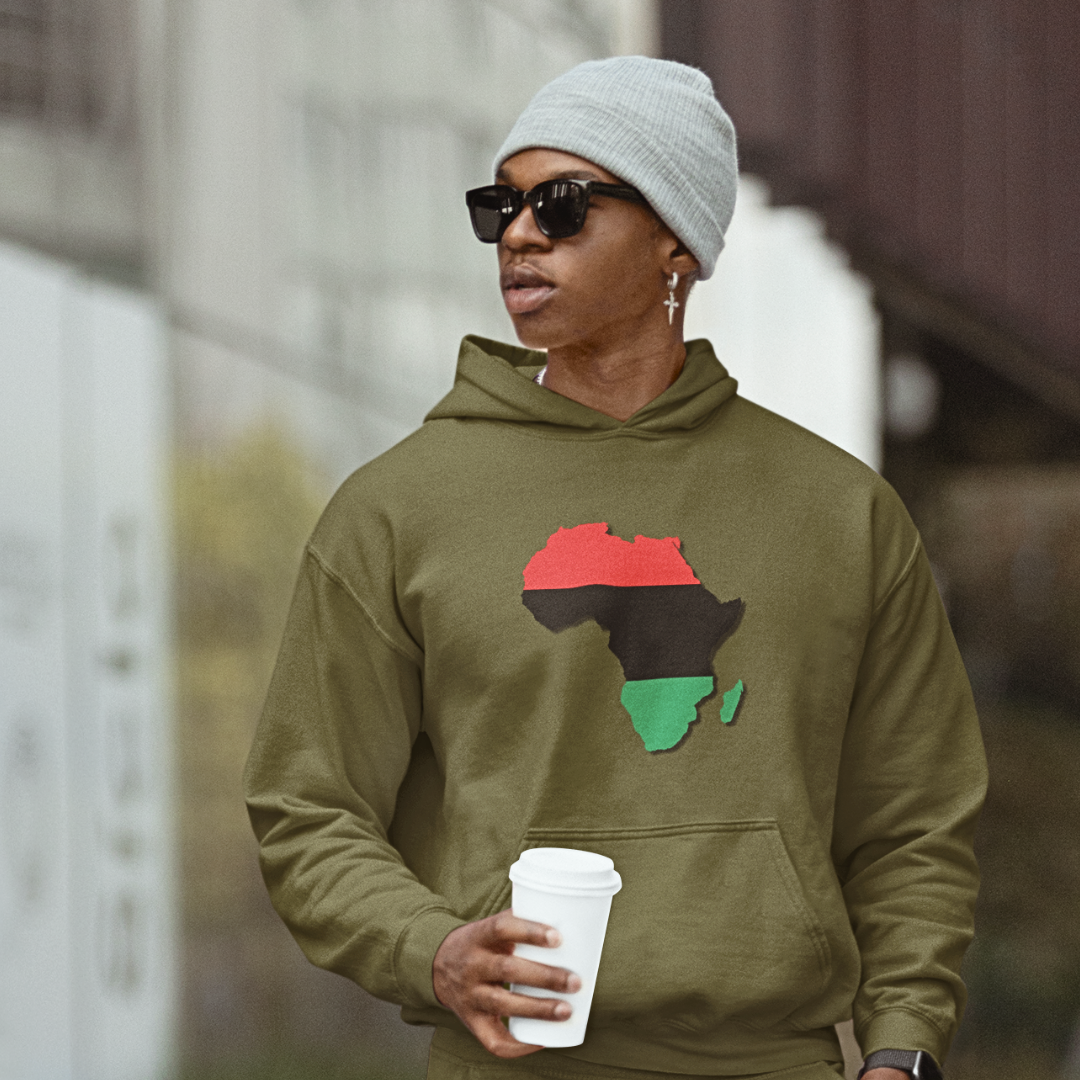 Unisex Hooded Sweatshirt - Pan African