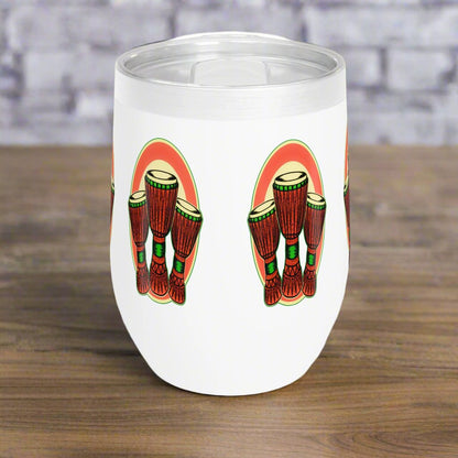 Wine Tumbler - Djembe