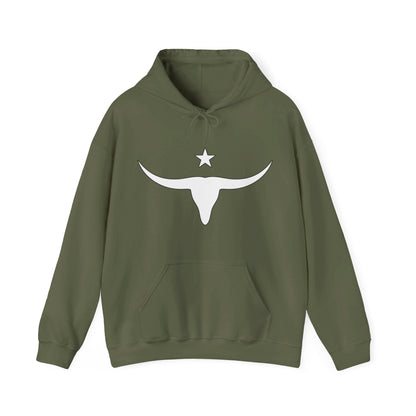 Unisex Hooded Sweatshirt - Long Horn