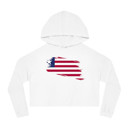 Cropped Hooded Sweatshirt - Liberia