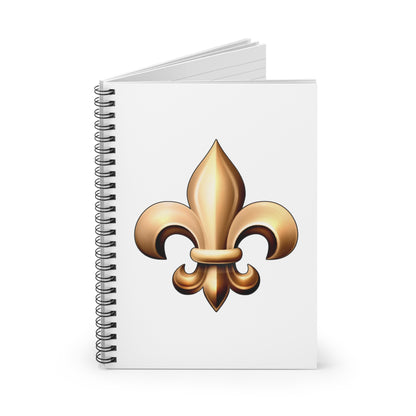 Spiral Notebook - Fleur De Lis