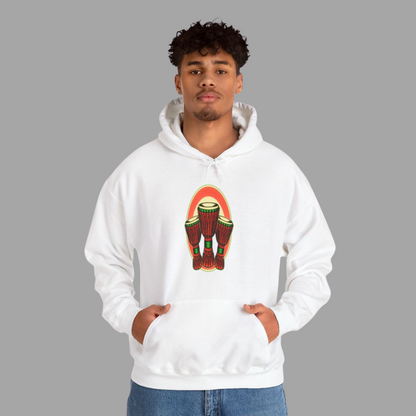 Unisex Hooded Sweatshirt - Djembe