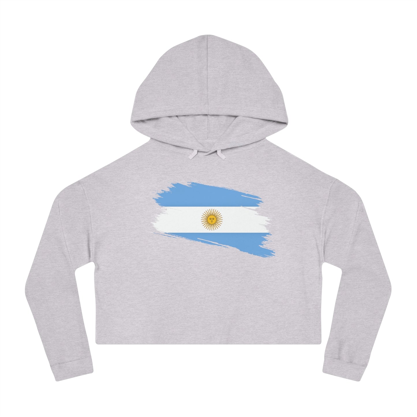 Cropped Hooded Sweatshirt - Argentina