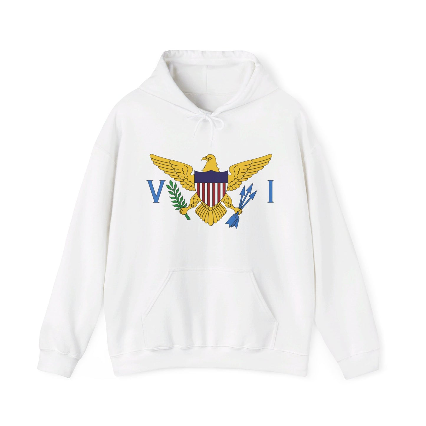 Unisex Hooded Sweatshirt - U.S. Virgin Islands