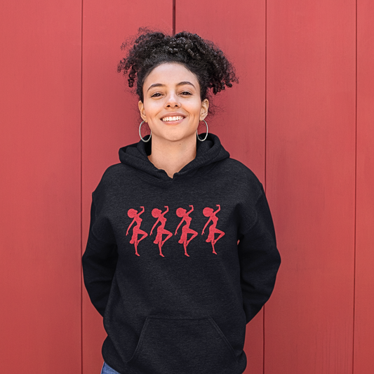 Unisex Hooded Sweatshirt - African Dance