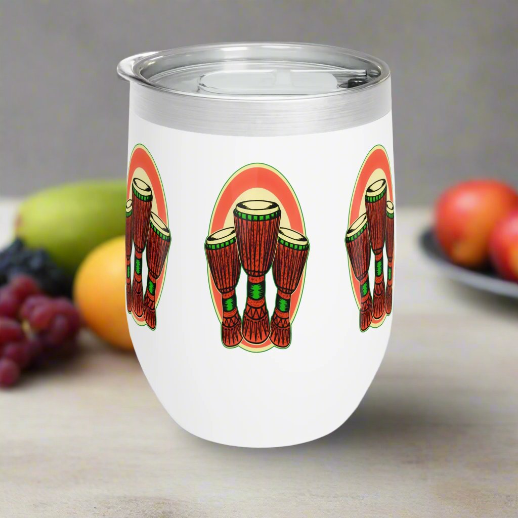 Wine Tumbler - Djembe
