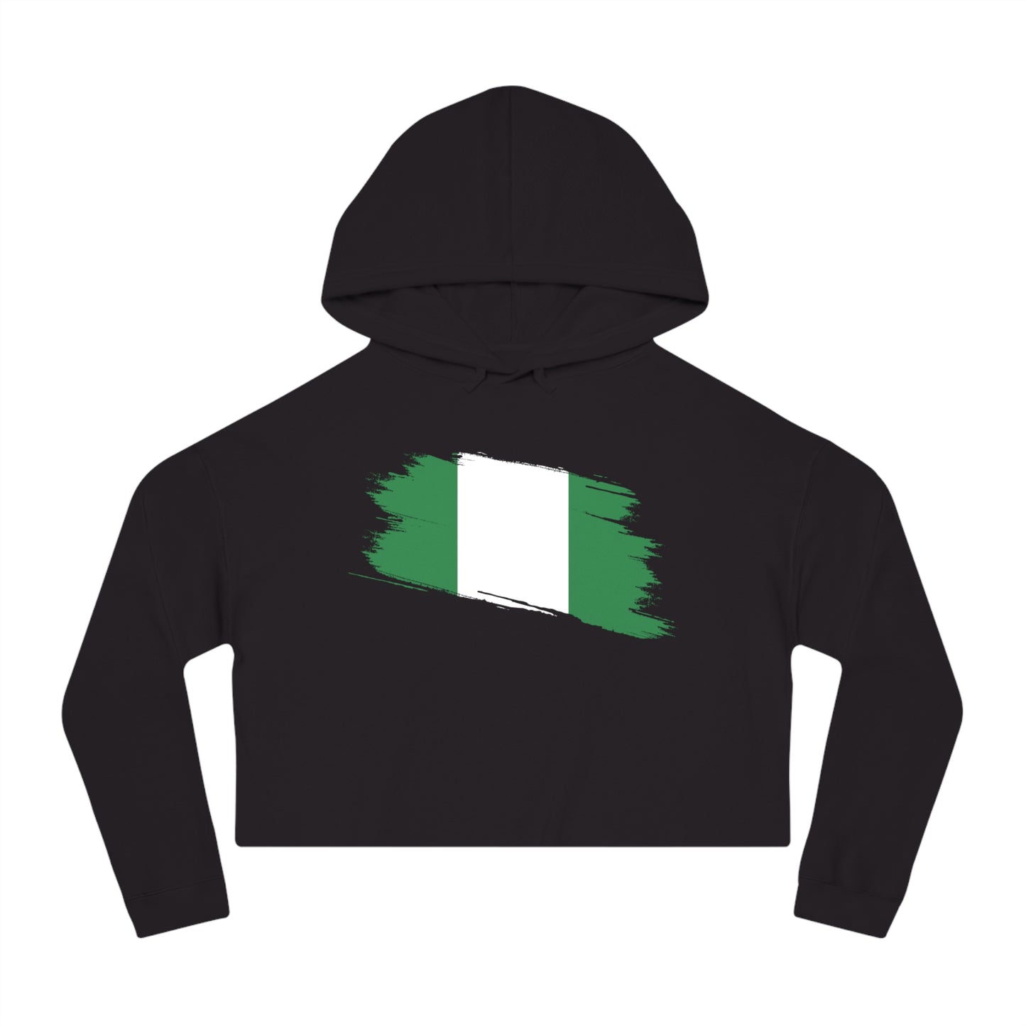 Cropped Hooded Sweatshirt - Nigeria