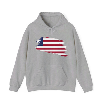 Unisex Hooded Sweatshirt - Liberia