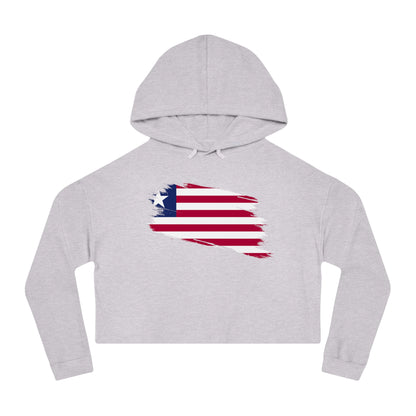 Cropped Hooded Sweatshirt - Liberia