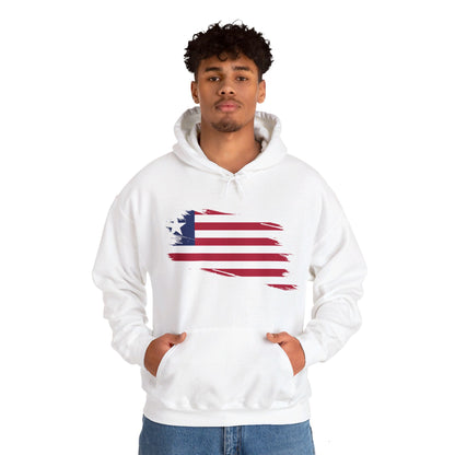 Unisex Hooded Sweatshirt - Liberia