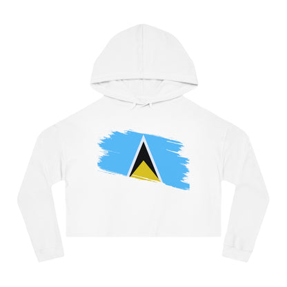 Cropped Hooded Sweatshirt - St. Lucia
