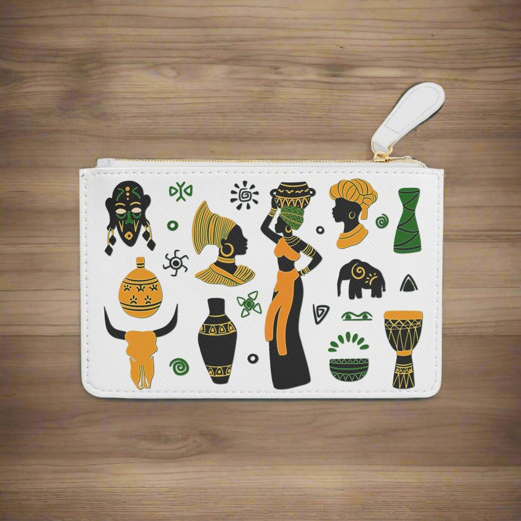 Mini Wallet - African Montage