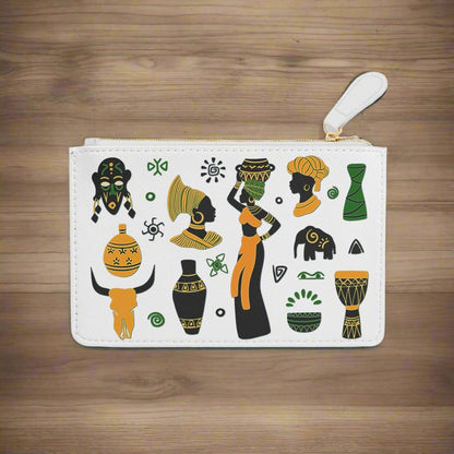 Mini Wallet - African Montage