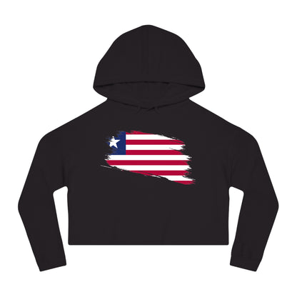 Cropped Hooded Sweatshirt - Liberia