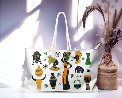 Weekender Bag - African Montage
