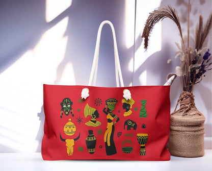 Weekender Bag - African Montage