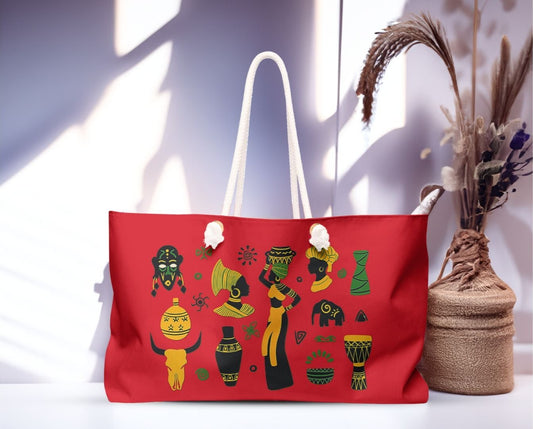 Weekender Bag - African Montage