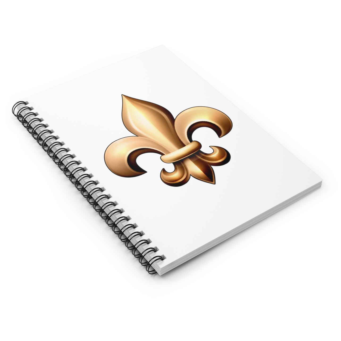 Spiral Notebook - Fleur De Lis