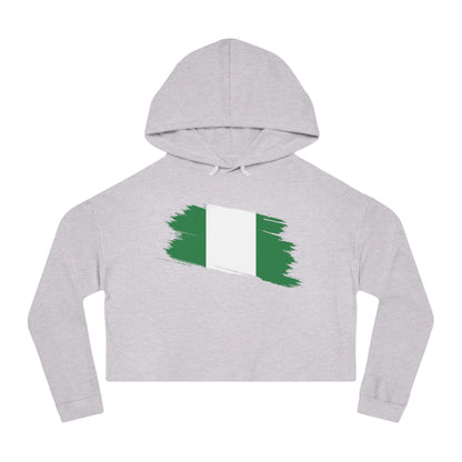 Cropped Hooded Sweatshirt - Nigeria