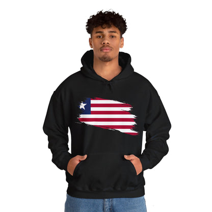 Unisex Hooded Sweatshirt - Liberia