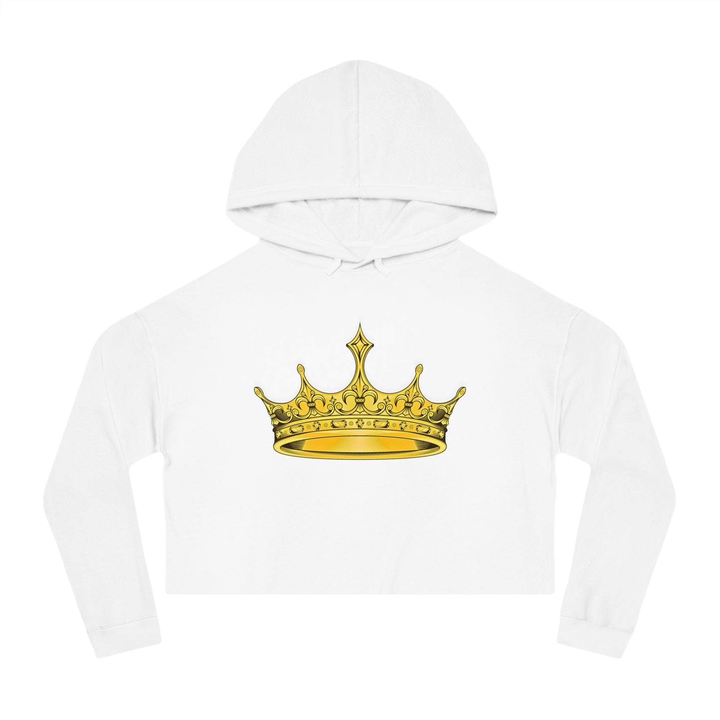 Cropped Hooded Sweatshirt - Crown