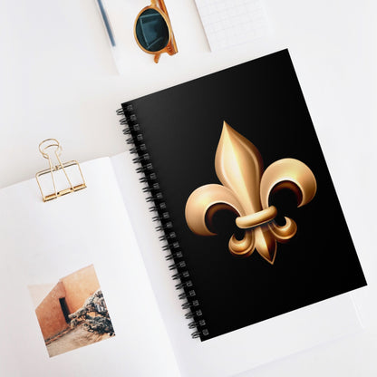 Spiral Notebook - Fleur De Lis