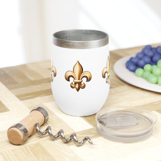 Wine Tumbler - Fleur De Lis