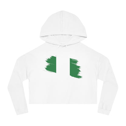 Cropped Hooded Sweatshirt - Nigeria
