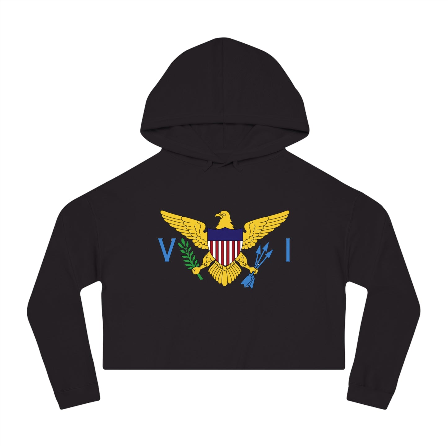 Cropped Hooded Sweatshirt - U.S. Virgin Islands