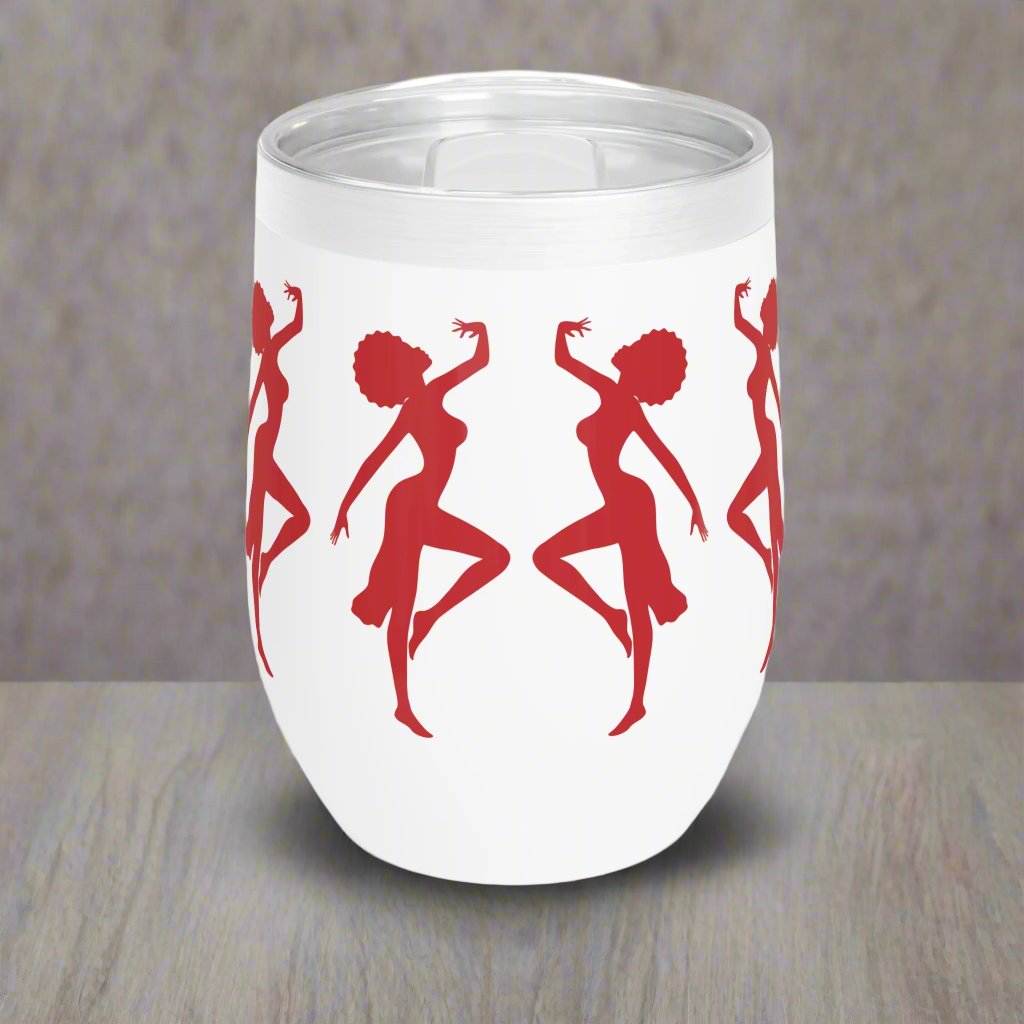 Wine Tumbler - African Dance