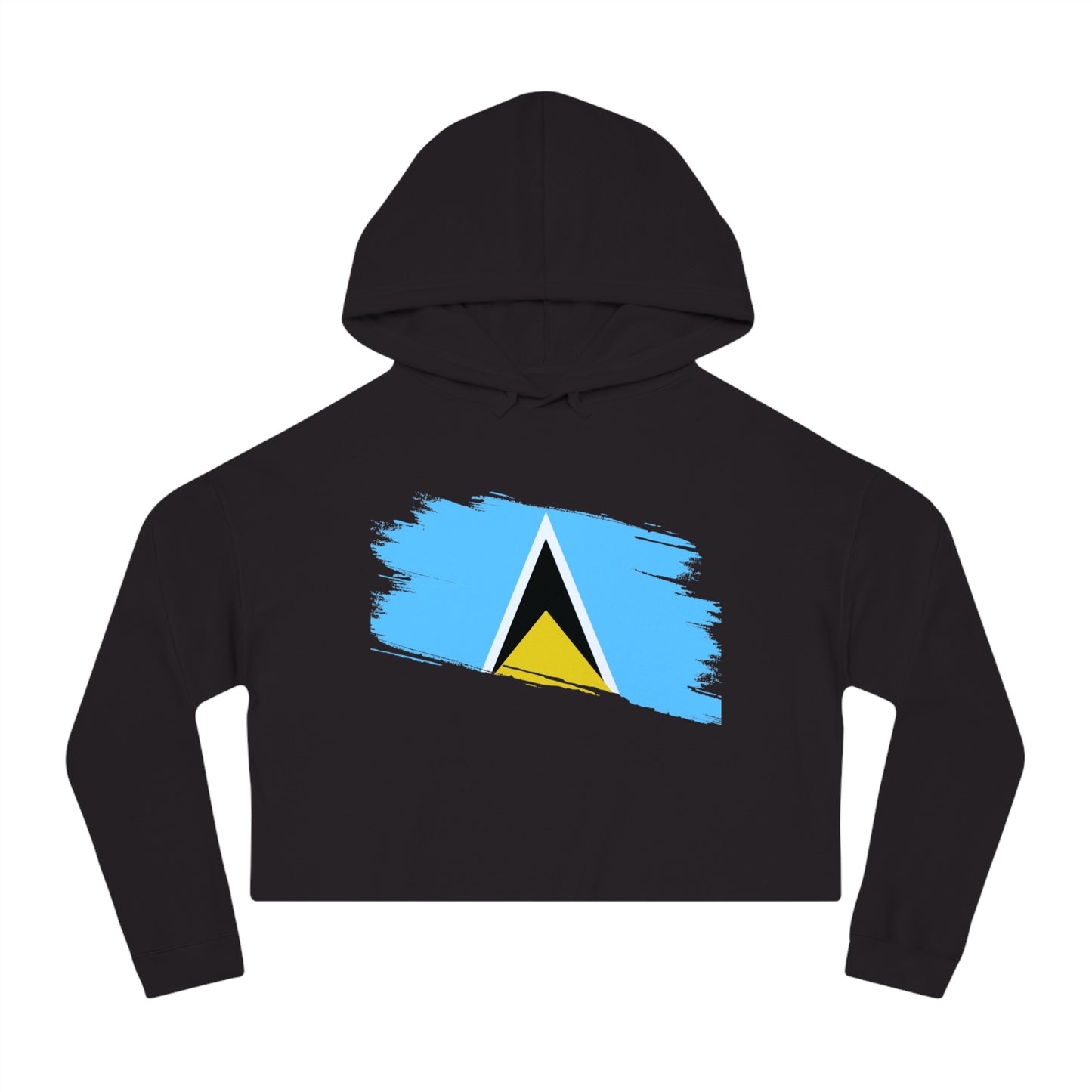 Cropped Hooded Sweatshirt - St. Lucia