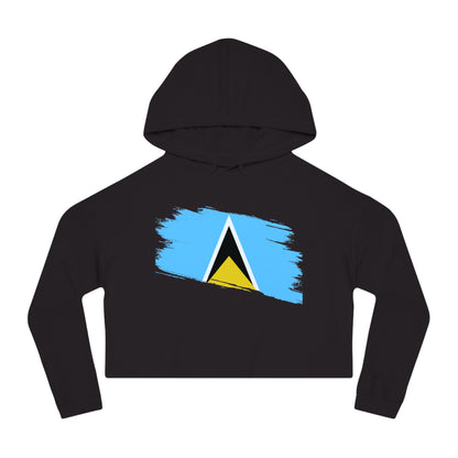 Cropped Hooded Sweatshirt - St. Lucia