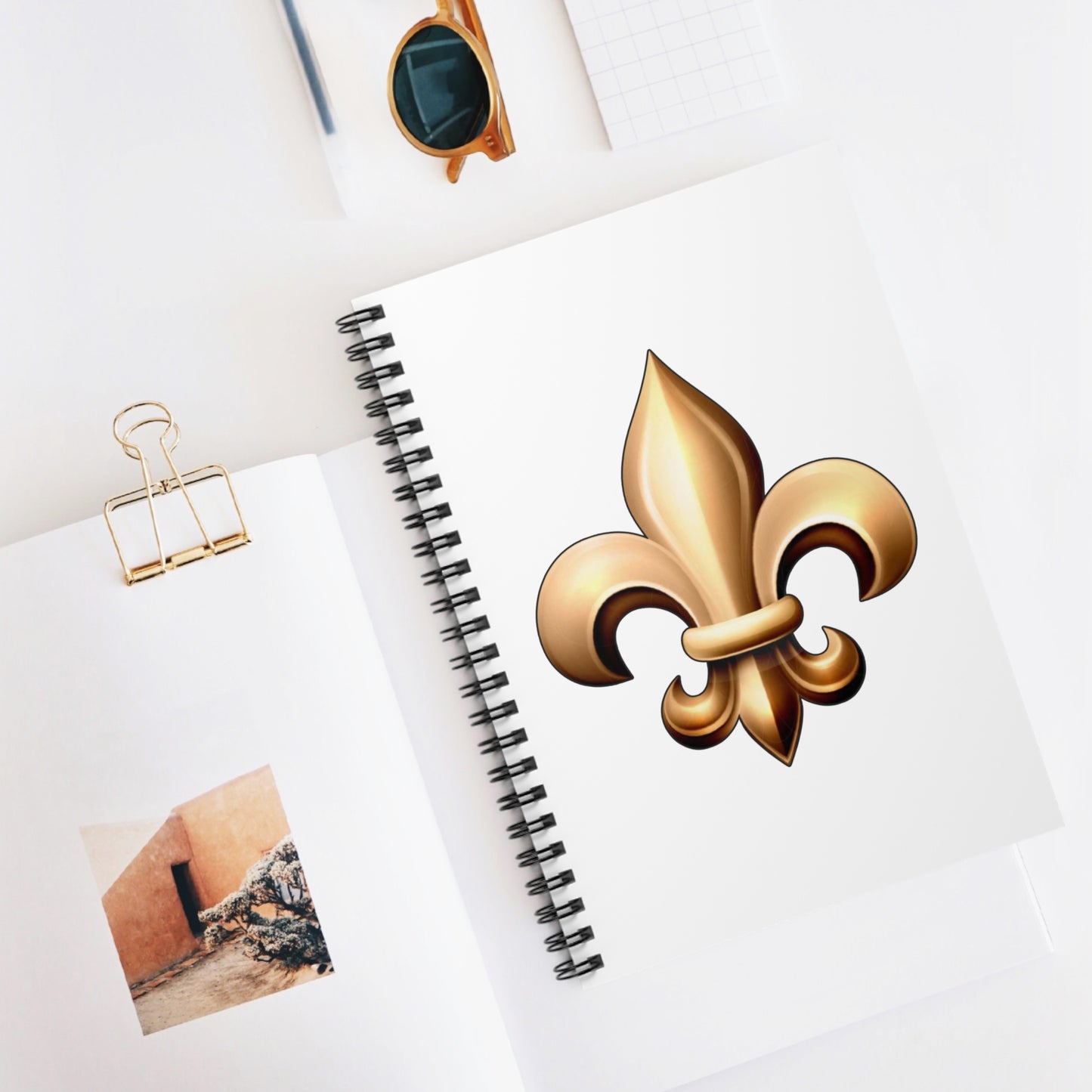 Spiral Notebook - Fleur De Lis