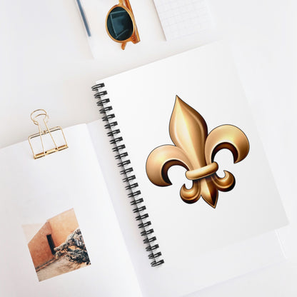 Spiral Notebook - Fleur De Lis