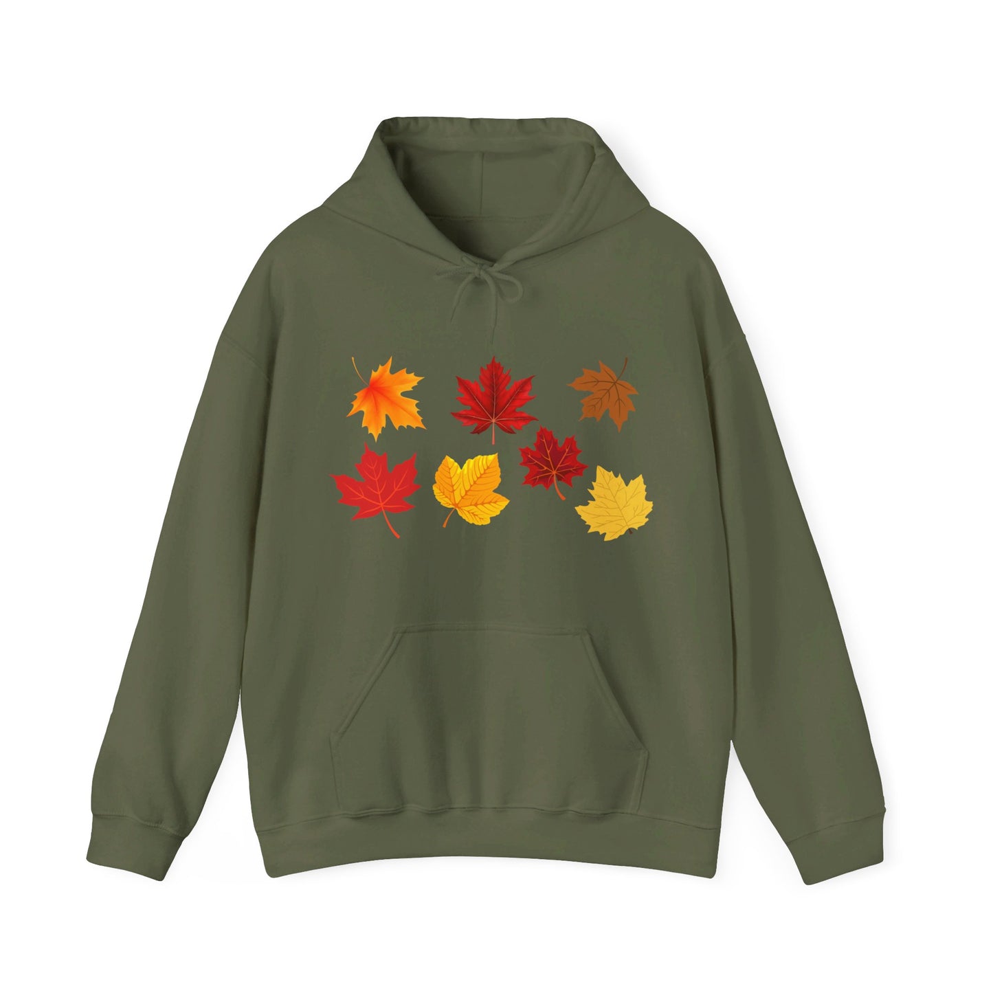 Unisex Hooded Sweatshirt - Fall Leaves