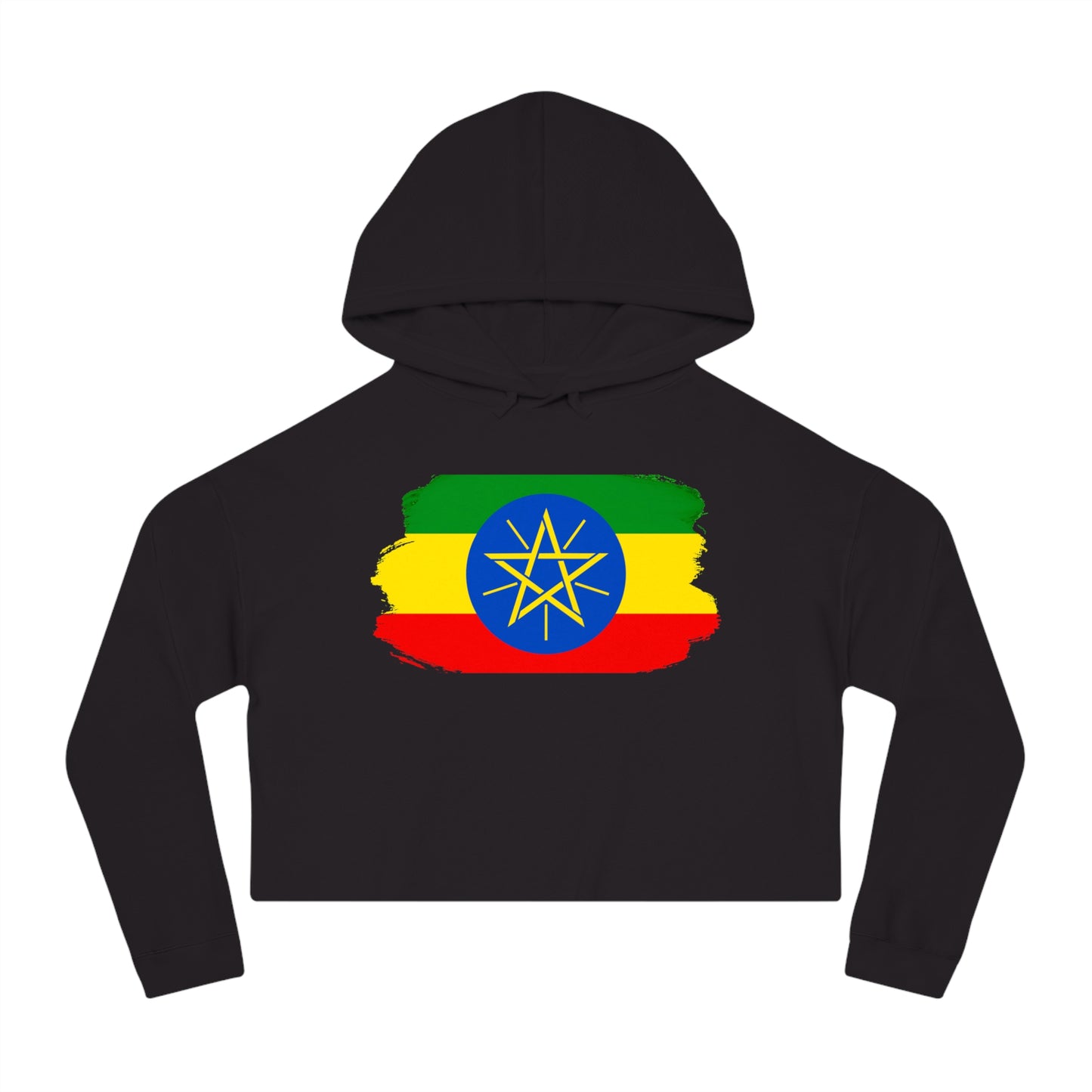 Cropped Hooded Sweatshirt - Ethiopia