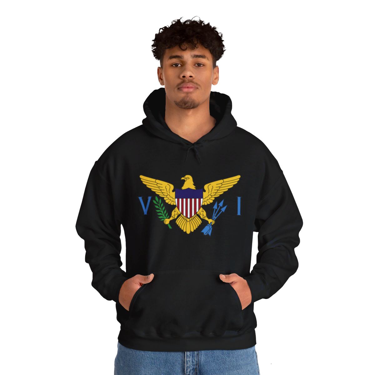 Unisex Hooded Sweatshirt - U.S. Virgin Islands