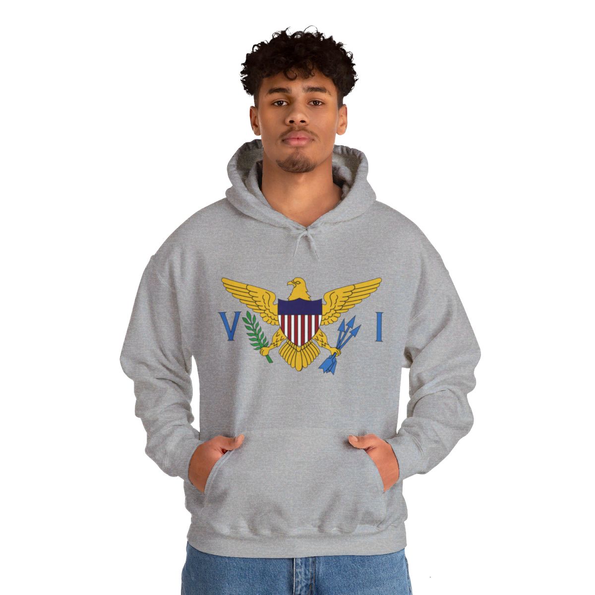 Unisex Hooded Sweatshirt - U.S. Virgin Islands