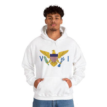 Unisex Hooded Sweatshirt - U.S. Virgin Islands