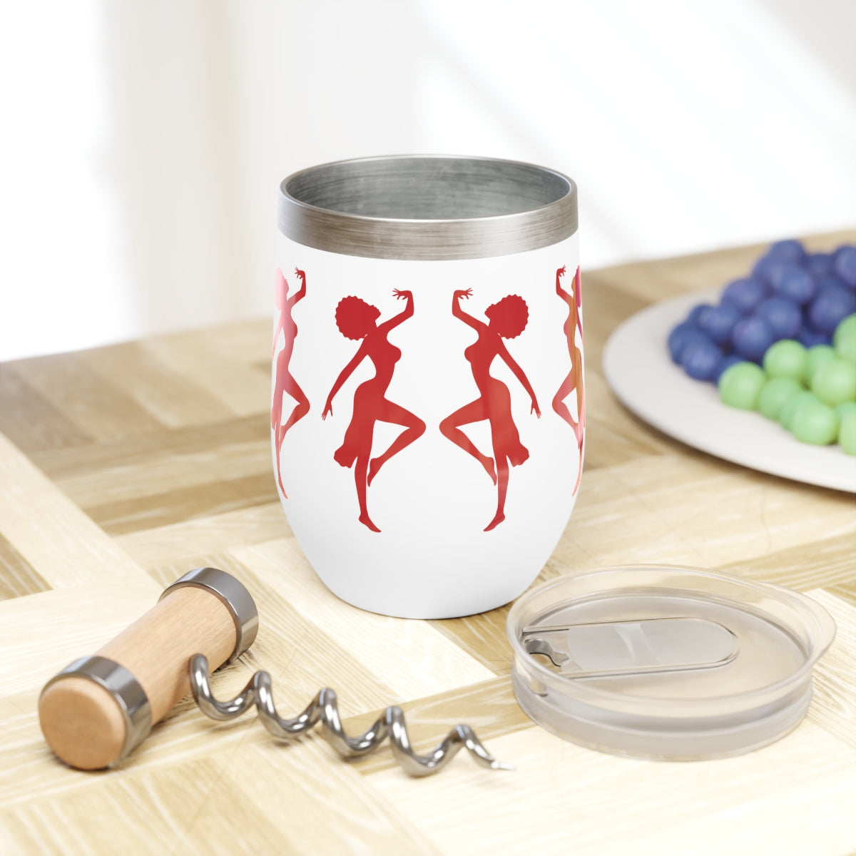 Wine Tumbler - African Dance