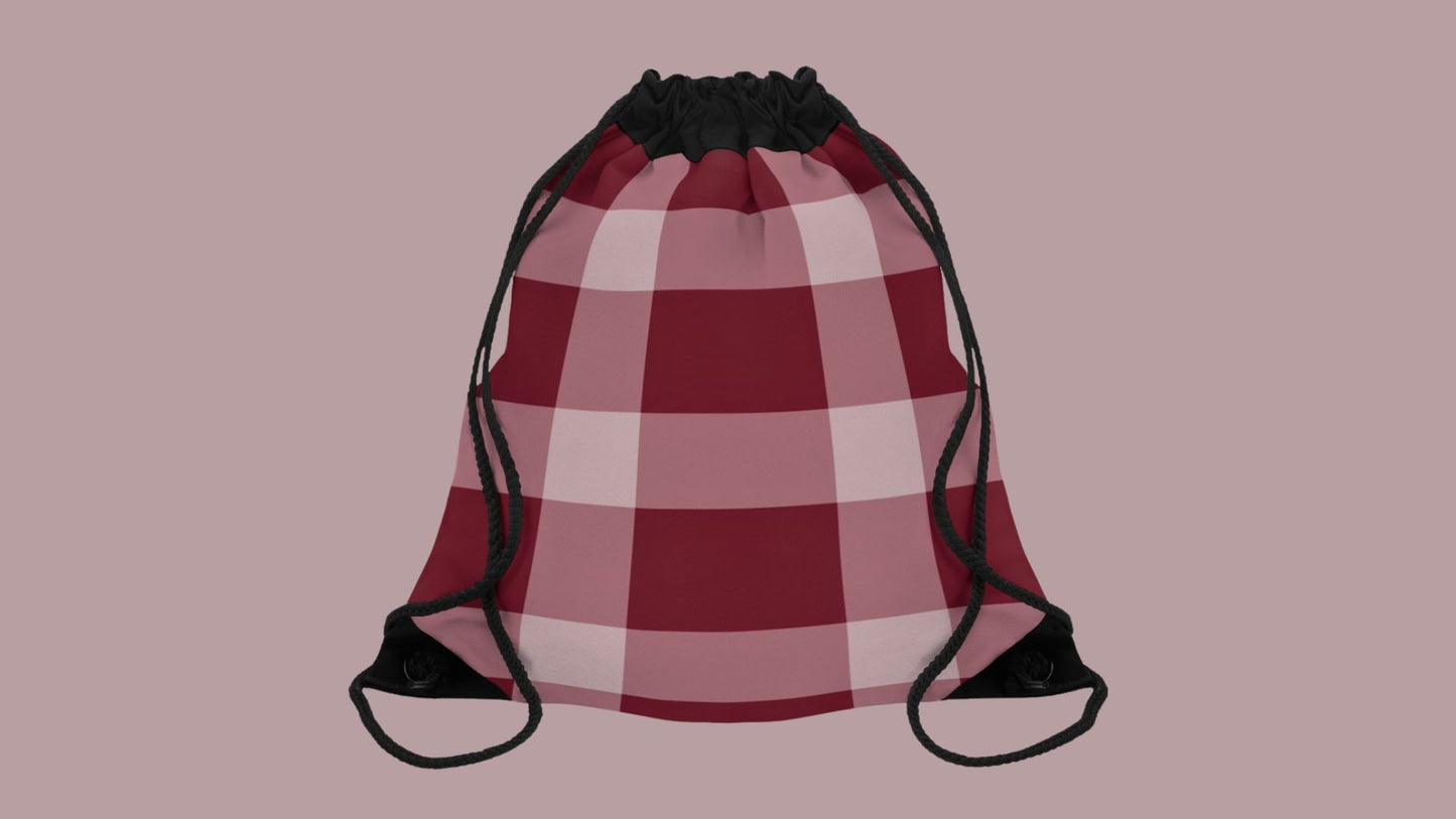 Drawstring Bag - Fall Flannel